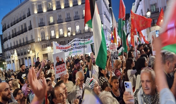  صوت الإمارات - تظاهرات في مدن وعواصم عالمية تنديدا بالعدوان الإسرائيلي على قطاع غزة