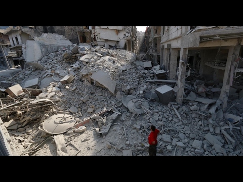 شاهد قصف عنيف غير مسبوق في درعا