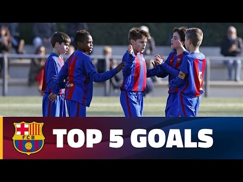 أفضل 5 أهداف لبراعم أكاديمية برشلونة الماسية