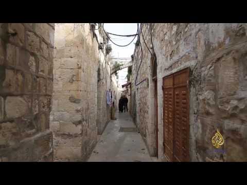 بالفيديو جولة داخل خان الأقباط في مدينة القدس