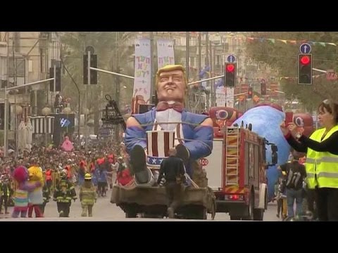 بالفيديو الإسرائيليون يحتفلون بعيد البوريم