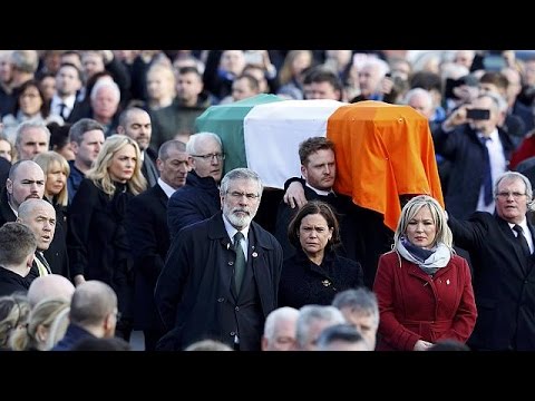 شاهد إيرلندا الشمالية تودع مارتن ماكغينيس في مسقط رأسه