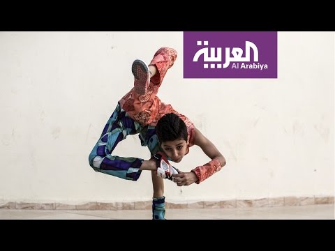 الطفل العنكبوت يدخل موسوعة غينيس من فلسطين