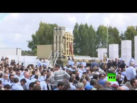 شاهد نتنياهو يدشن الصولجان السحري لاعتراض صواريخ حزب الله