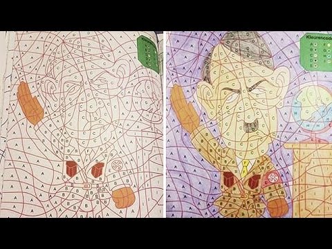 شاهد هولندا تسحب كتب تلوين للأطفال فيها رسم لهتلر