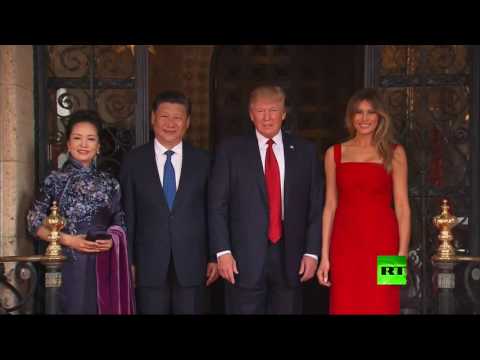 شاهد لقاء بين الرئيس الأميركي دونالد ترامب ونظيره الصيني شي جين بينغ