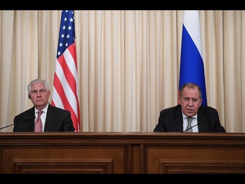 بالفيديو سيرغي لافروف وريكس تيلرسون يؤكّدان عزمهما محاربة التطرّف الدولي