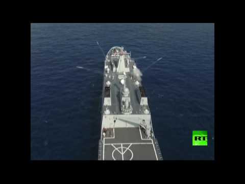 شاهد مناورات في بحر الصين الجنوبي للأسطول الحربي الصيني