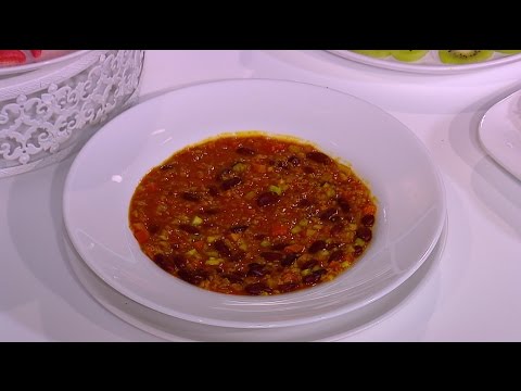 شاهد طريقة إعداد شوربة الفاصوليا الحمراء