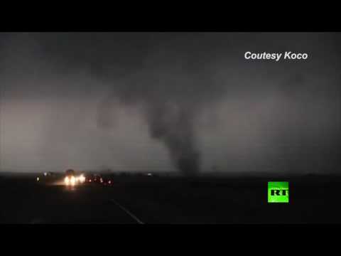 مقاطع مصورة تبيّن تشكّل إعصار جديد في أوكلاهوما