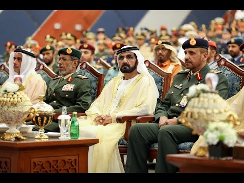 شاهد حاكم دبي يرعى حفل تخريج الدورة الـ 26 للقيادة والأركان المشتركة
