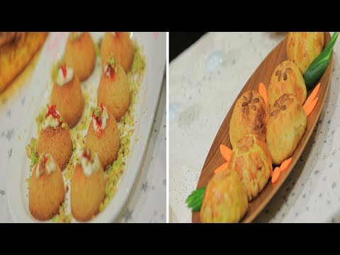 شاهد طريقة إعداد برياني بعجينة البف وميني بسبوسة بالقشطة