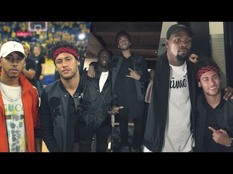 نيمار يساند زملائه في نهائيات nba