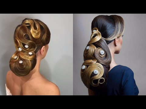 تسريحات شعر خيالية كأنها لوحة فنية من أمهر مصفف في العالم