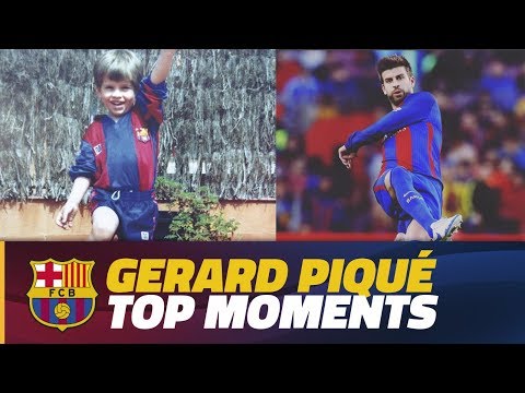 برشلونة ينشر فيديو لأفضل لحظات بيكيه مُنذ الصغر