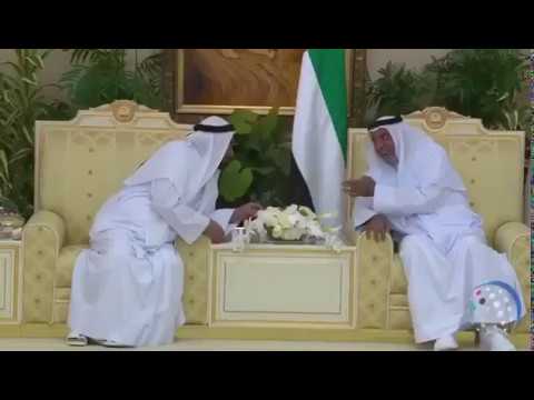 شاهد الشيخ خليفة بن زايد يستقبل الحكام بمناسبة عيد الفطر 2017