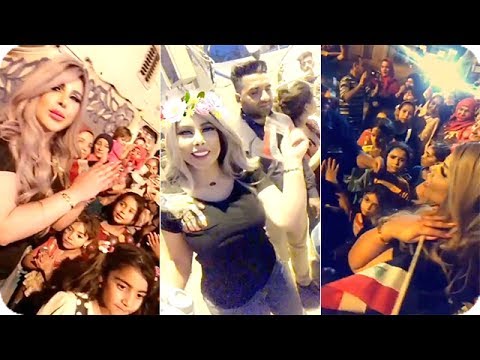 الدكتورة رفيف الياسري تزور أحد مخيّمات النازحين العراقيين