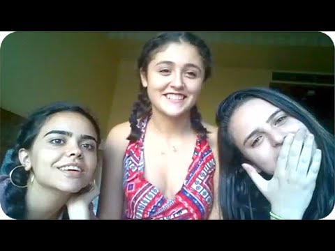 شيرين أبو سعد نجمة the voice kids تغني مع صديقاتها