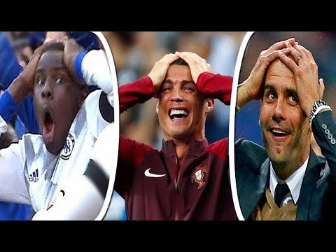 ردود فعل اللاعبين والمدربين المجنونة على الأهداف أثناء المباراة