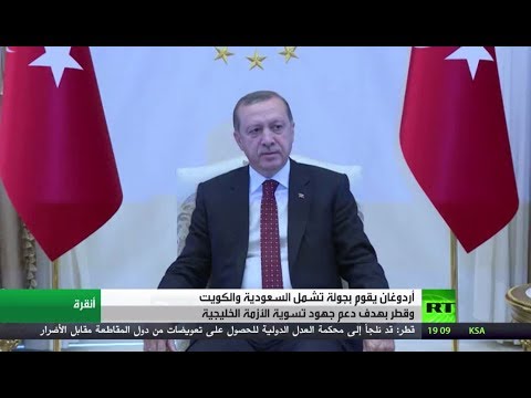 أردوغان إلى الخليج لبحث أزمة قطر