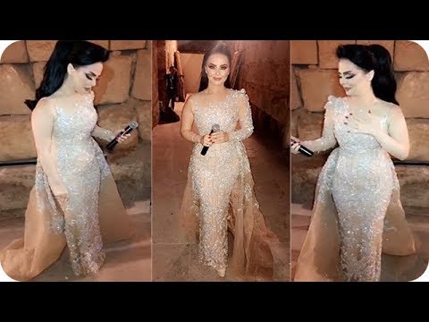 ديانا كرزون تتألق بفستان ساحر في حفلتها في مهرجان جرش 2017