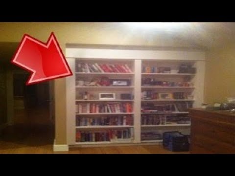 شاهد اكتشاف مكان سري قديم داخل احدى المكتبات