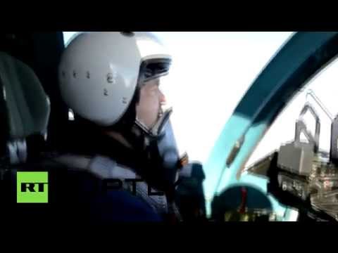 تدريبات تكتيكية بالطائرة المقاتلة الأقوى سوخوي34