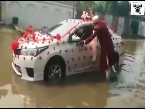 عريس يتعرض إلى موقف محرج في يوم زفافه