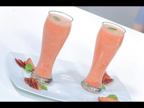 شاهد طريقة إعداد عصير البرقوق