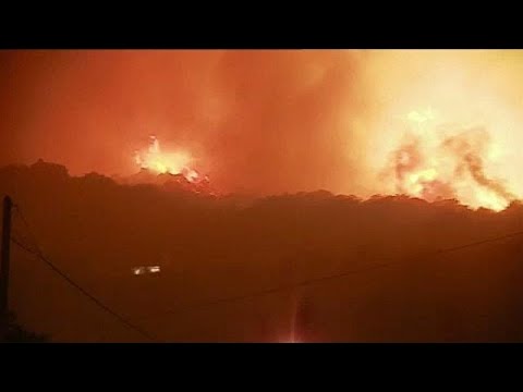 شاهد حريقان في جزيرة كورسيكا يتسببان في إجلاء 700 شخص