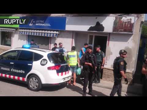 شاهد اعتقال المشتبه الرابع بالتورّط في هجوم برشلونة