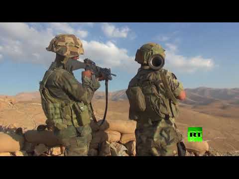 شاهد الجيشان السوري واللبناني يحاصران داعش على الحدود