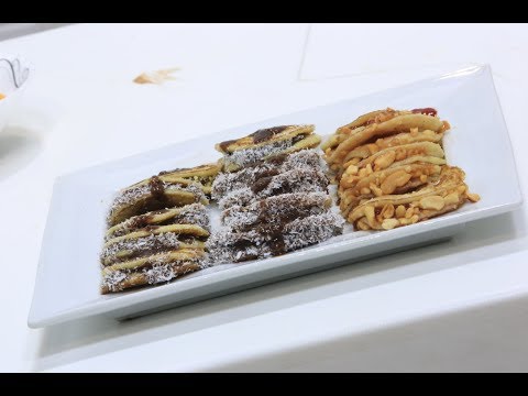 شاهد طريقة تحضير ومقادير كريب بالمربى و الشكولاتة