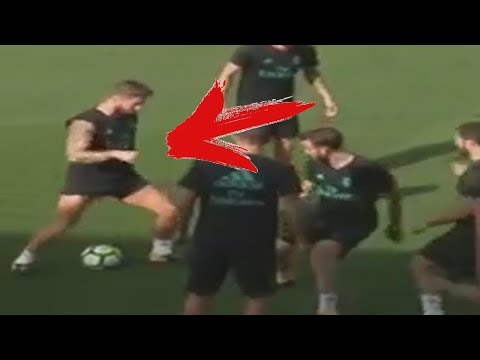 كوميديا سيرغيو راموس في التدريبات