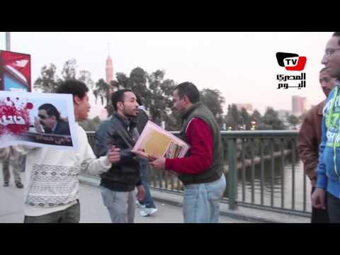 مواطن يعترض وقفة للتنديد بأحداث الدفاع الجوي