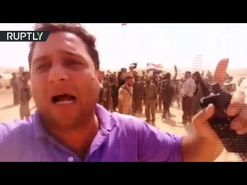 احتفالات الجنود السوريين بإنجازتهم