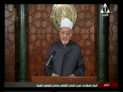 شاهد شيخ الأزهر يلقي بيانًا عن الأحداث التي تشهدها بورما بحق أقلية الروهينغا