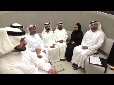 شاهد محمد بن راشد يحضر عقد قران غير اعتيادي