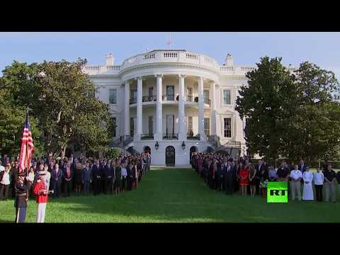 شاهد دقيقة حداد في البيت الأبيض على أرواح ضحايا أحداث 11 أيلول