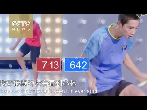 شاهد أسرع نطاط حبل في العالم