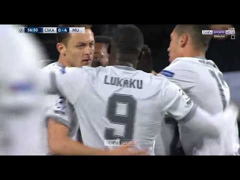 شاهد  مانشستر يونايتد يقسو على سسكا موسكو برباعية