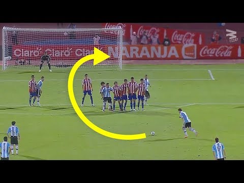 أفضل 10 أهداف من ركلات حرة للبرشلوني ميسي