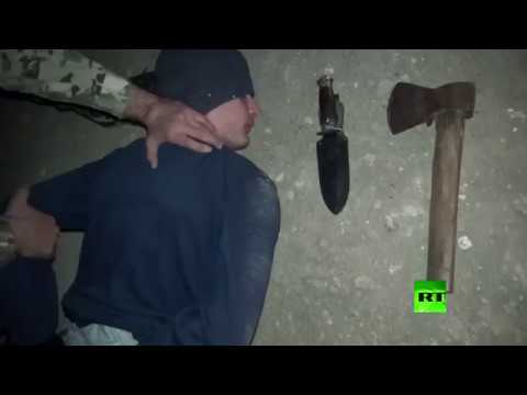 شاهد لحظة القبض على داعشي في روسيا