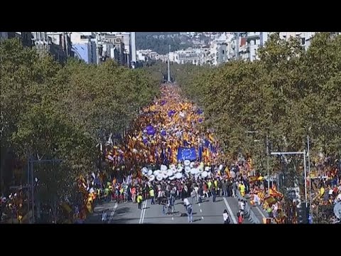 شاهد معارضو الاستقلال الكتالوني يؤكدون أنهم ليسوا أقلية