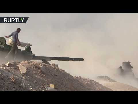 شاهد معارك بين الجيش السوري ومسلحي داعش في حي الحميدية