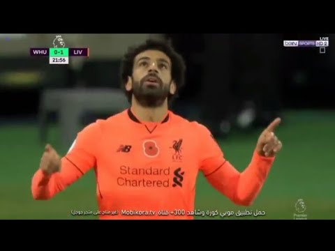 شاهد محمد صلاح يُسجِّل هدف ليفربول الأول في مرمى وستهام