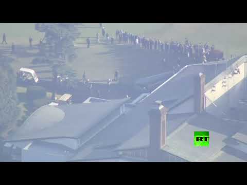 شاهد الرئيس الأميركي دونالد ترامب يلعب الغولف مع «آبي» في اليابان