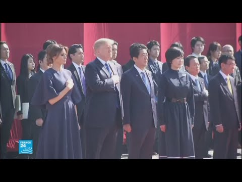 شاهد كيف جرى اللقاء بين الرئيسين الأميركي والياباني