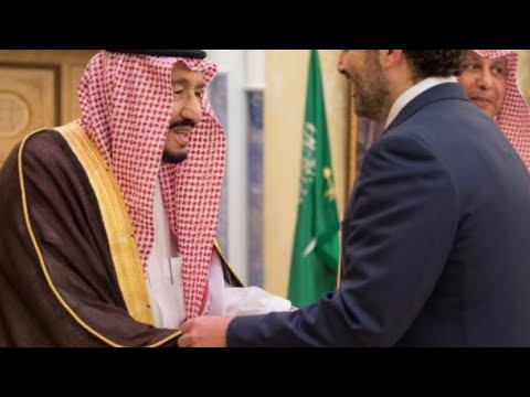 شاهد الملك سلمان يلتقي سعد الحريري في الرياض