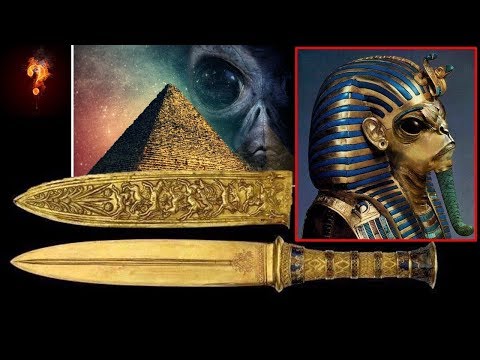 الخنجر الخاص بالملك توت عنخ آمون تم صنعه ب ذهب فضائي